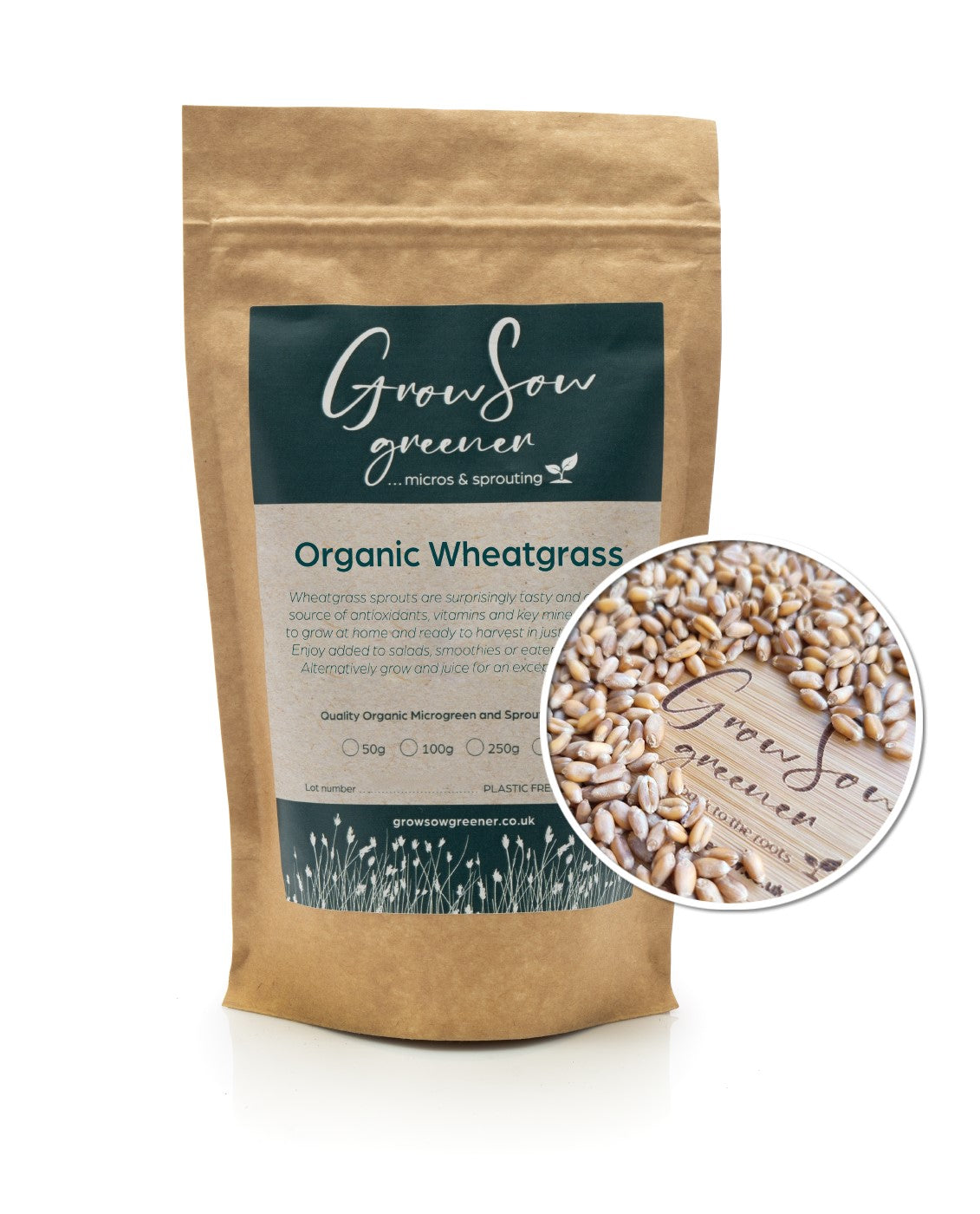 Organic Wheatgrass Seeds