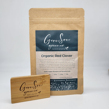 Organic Red Clover Microgreen & Sprouting Seeds