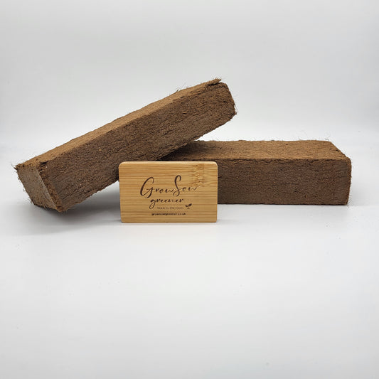 650g Coco Coir Brick – Triple-Washed, Fine Tilth, Low EC | Peat-Free