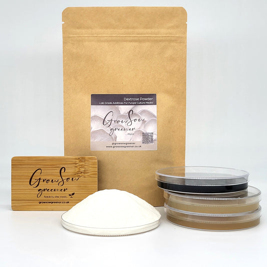Dextrose Powder - Lab Grade for Fungal Cultures -100g