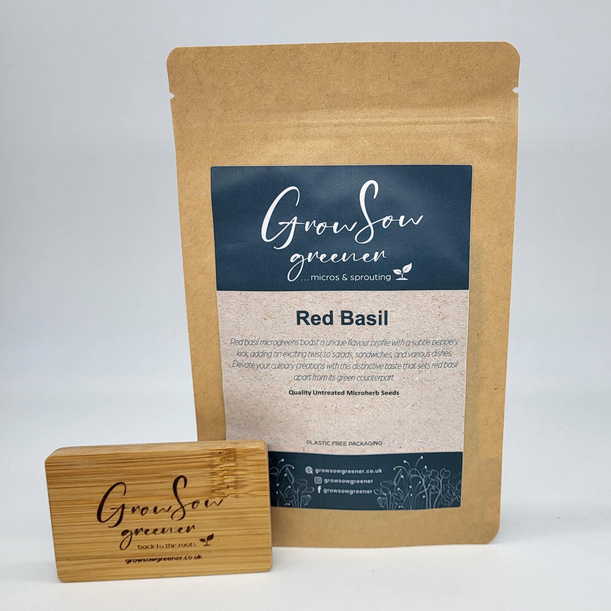 Red Basil | Dark Opal | Micro Herb Seeds| Grow Sow Greener
