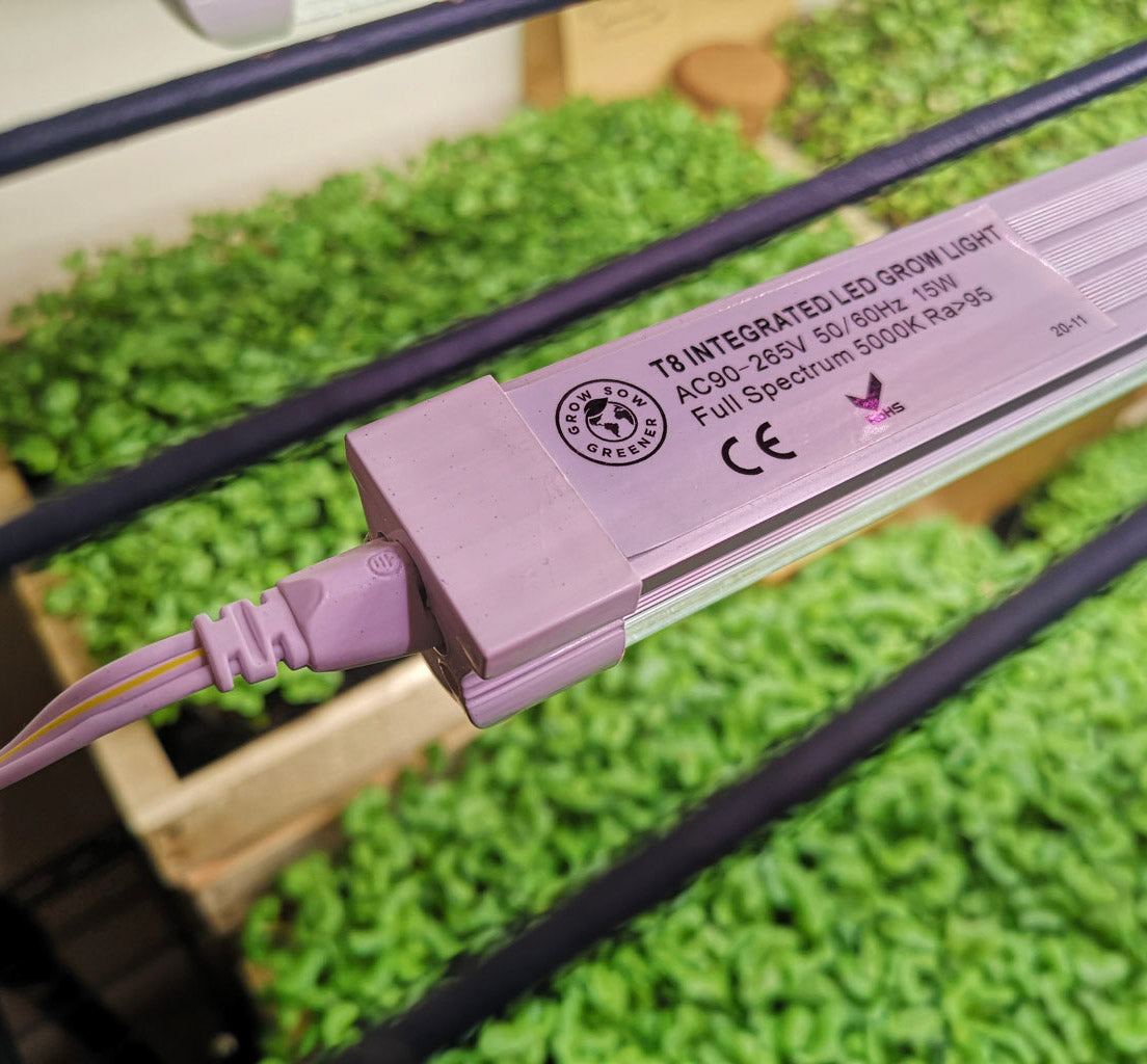 30cm Full Spectrum LED Grow Light - T8 7W