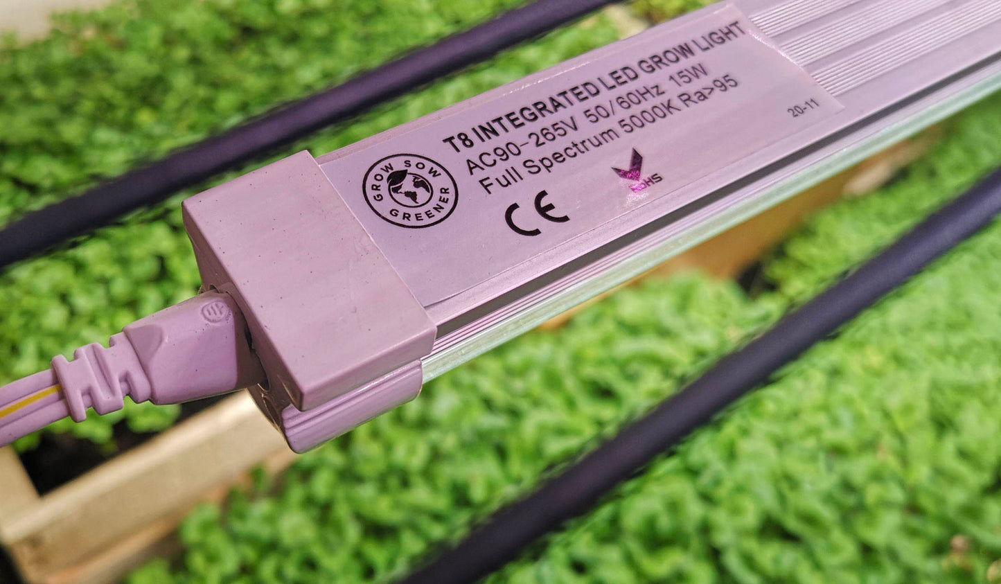 60cm Full Spectrum LED Grow Light - T8 15W