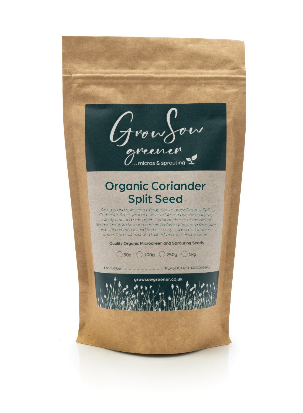 Organic Coriander Microgreens & Sprouting Seeds | Split Seed
