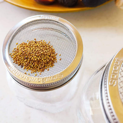 Sprouting Jar Lid | Fine Mesh Stainless Steel