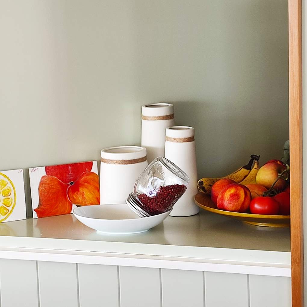 a sprouting jar in a kitchen